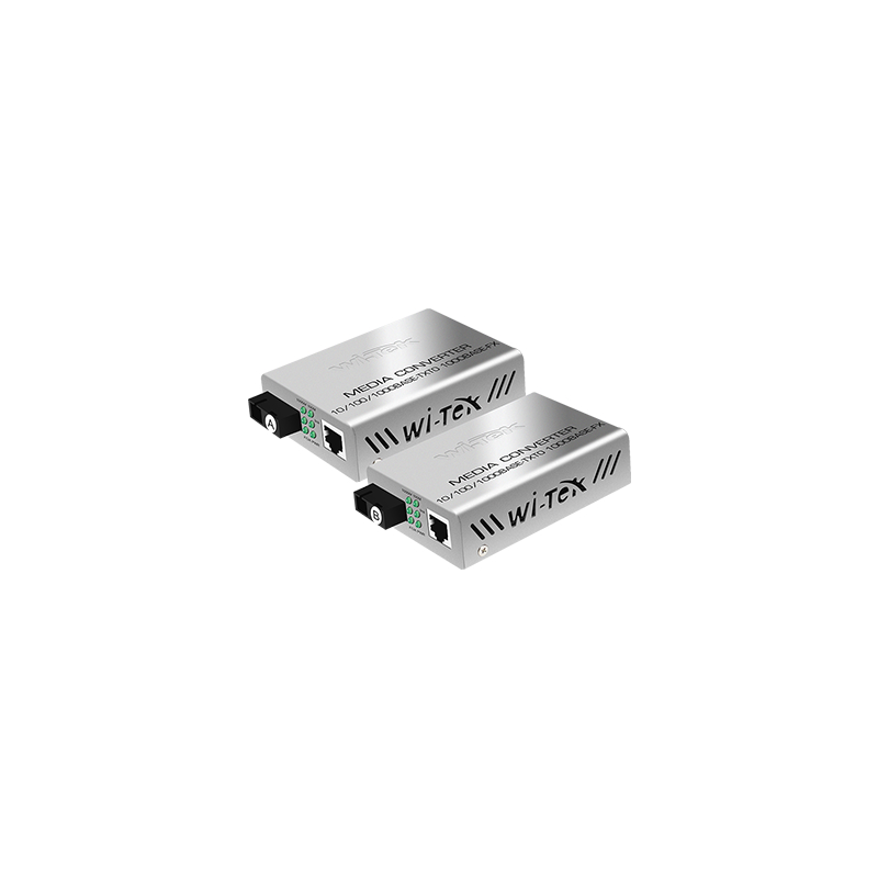 Wi-Tek WI-MC101G Медиаконвертер 1000M SFP (комплект из 2 штук) от ...