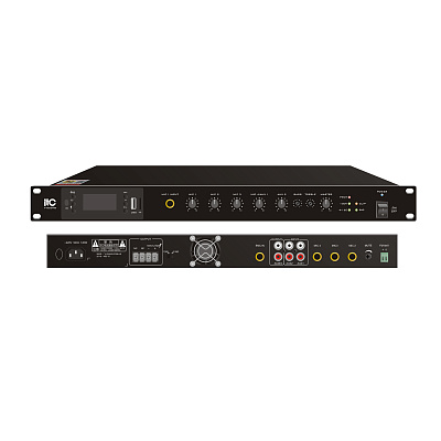 картинка ITC T-60DTB Усилитель микшерный, цифровой с Мр3, тюнером, Bluetooth, 60Вт от компании Intant