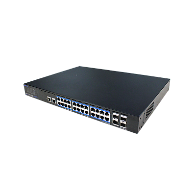 картинка UTEPO UTP5328S-PSD2000 Коммутатор 24-портовый управляемый Ethernet Gigabit PoE от компании Intant