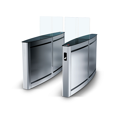 картинка PERCo-ST-02.600/900 Турникет со смежными зонами прохода разной ширины (600 и 900 мм) со створками от компании Intant