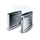 картинка PERCo-ST-02.600/900 Турникет со смежными зонами прохода разной ширины (600 и 900 мм) со створками от компании Intant