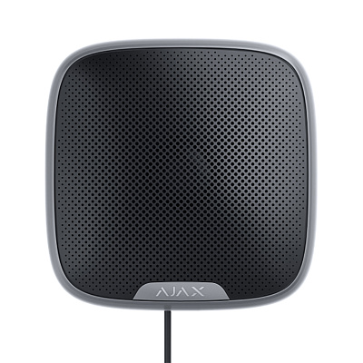 картинка Ajax Fibra StreetSiren черный Проводная уличная сирена от компании Intant