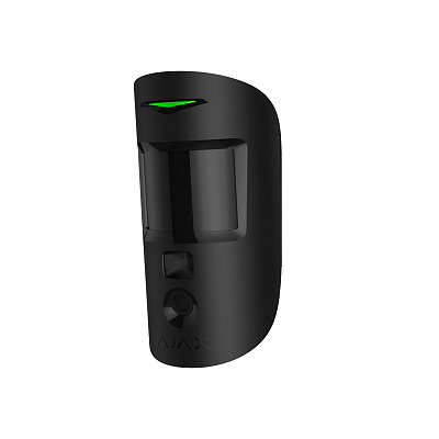 картинка Ajax MotionCam черный Датчик движения с фотоподтверждением тревог от компании Intant