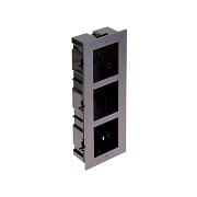 картинка Hikvision DS-KD-ACF3/Plastic  декоративная рамка на 3 модуля от компании Intant