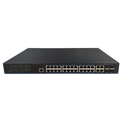 картинка UTEPO UTP3328TS-PSB280-L2 Коммутатор 24-портовый управляемый PoE от компании Intant