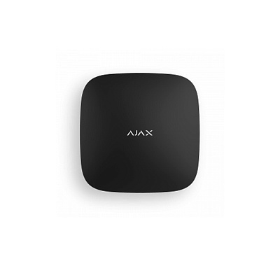 картинка Ajax Hub 2 черный Контроллер систем безопасности (2G) от компании Intant
