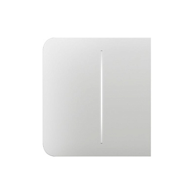 картинка Ajax SideButton (2-gang) белый Боковая кнопка для двухклавишного выключателя от компании Intant