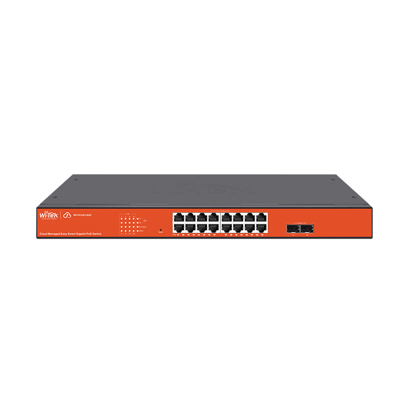 Wi-Tek WI-PCES318GF Коммутатор 16-портовый PoE, управление через Wi-Tek ...