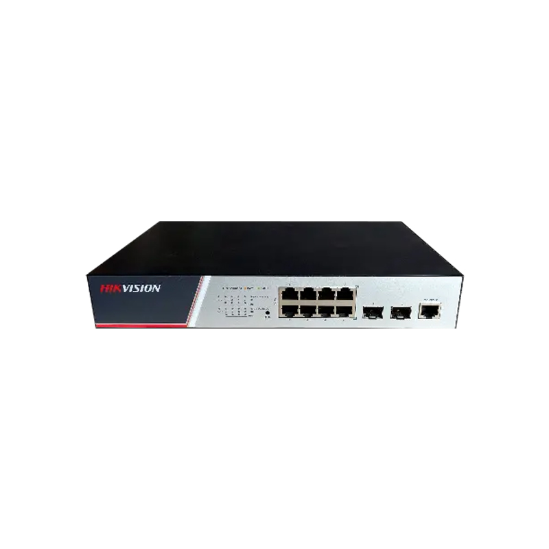 Hikvision DS-3E2510P(B) Коммутатор 8-портовый управляемый PoE от ...