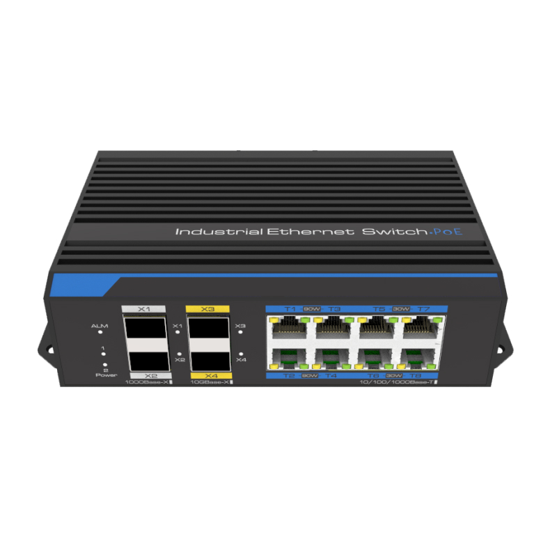 UTEPO UTP7612S-PSD360 Промышленный 8-портовый управляемый коммутатор bt ...