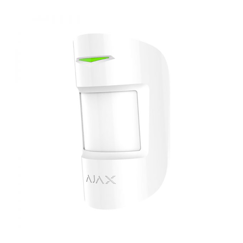 Ajax CombiProtect белый Комбинированный датчик движения и разбития ...