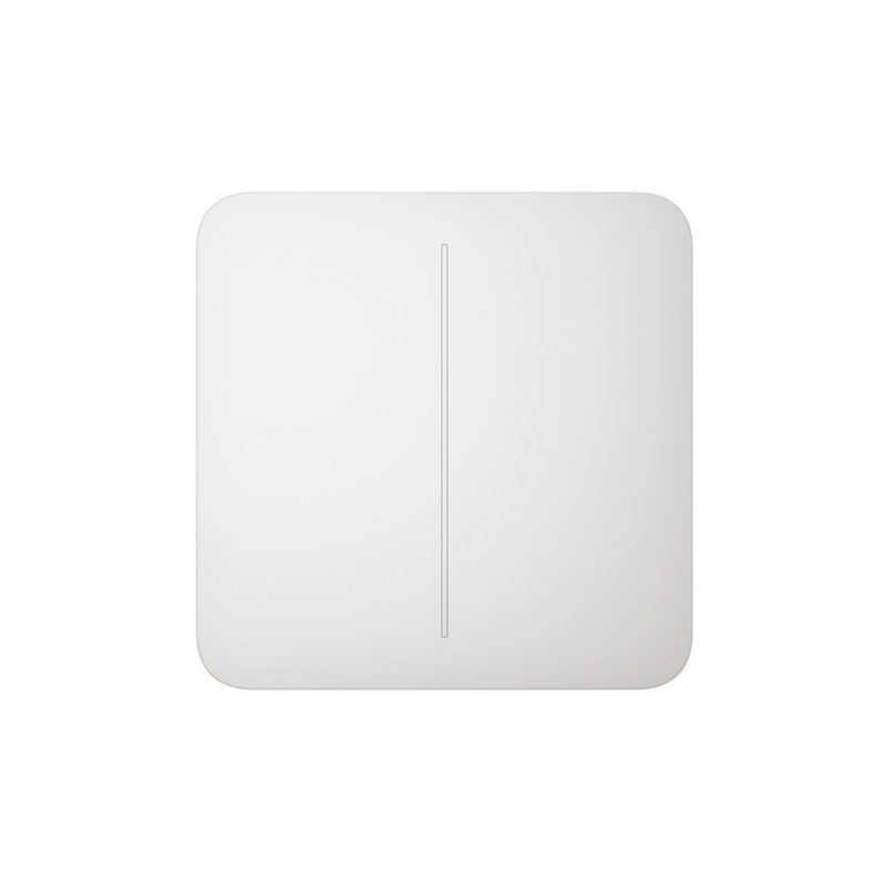 Ajax SoloButton (2-gang) белый Кнопка для двухклавишного выключателя от ...