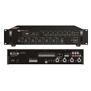картинка ITC TI-2406S Микширующий усилитель 240Вт, 6 зонный  с USB / SD + FM-тюнером и Bluetooth от компании Intant