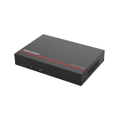 картинка Hikvision DS-E04NI-Q1/4P (SSD 1T) 4-канальный IP мини видеорегистратор с POE АКЦИЯ от компании Intant