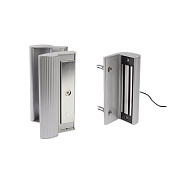 картинка Locinox MAG3000ZILV Накладной электромагнитный замок, с ручками (сила притяжения в 300кг) от компании Intant