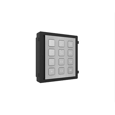 картинка Hikvision DS-KD-KP/S Модуль клавиатуры с подсветкой (нержавеющая сталь) от компании Intant