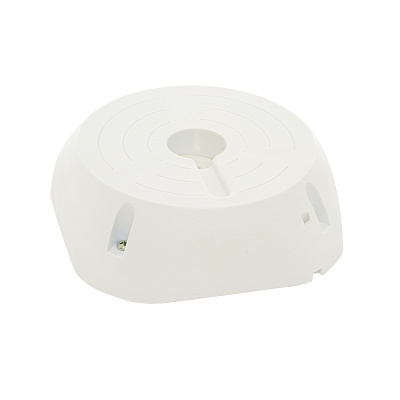 картинка SLT МК-4 Pro Монтажная коробка для видеонаблюдения и охранного наблюдения (белая) от компании Intant