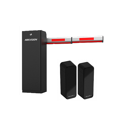 картинка Hikvision DS-TMG4B0-RA(6m) Шлагбаум (тумба + стрела) + Фотоэлементы PHOTOCELL-PRO беспроводные от компании Intant
