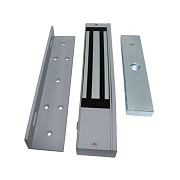 картинка iLock-280M Dark-gray Электромагнитный замок с уголком с силой удержания до 280 кг. от компании Intant