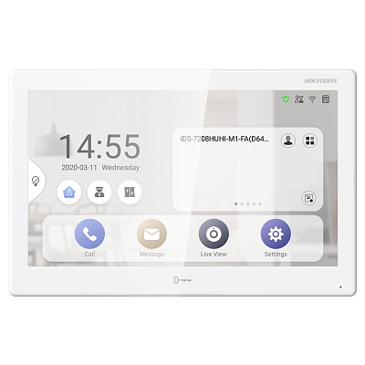 картинка Hikvision DS-KH9510-WTE1 (White)(B) 10.1" Android IP-видеодомофон c Wi-Fi от компании Intant
