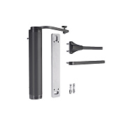 картинка Locinox VERTICLOSE-2-WALL-9005 Гидравлический доводчик для крепления на стены / до 150кг от компании Intant