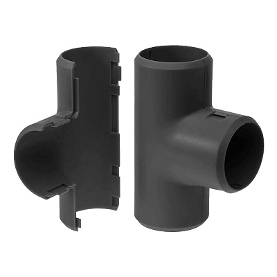 картинка Промрукав PR13.0195 Тройник разборный d16 черный от компании Intant