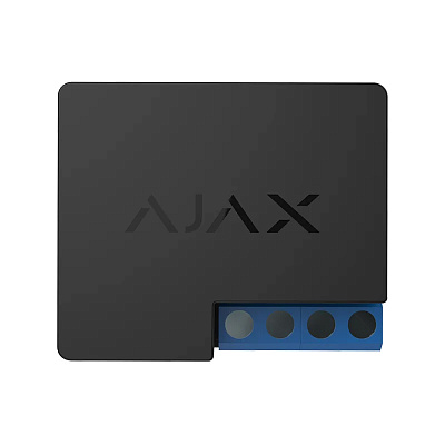 картинка Ajax WallSwitch black Реле для дистанционного управления бытовыми приборами от компании Intant